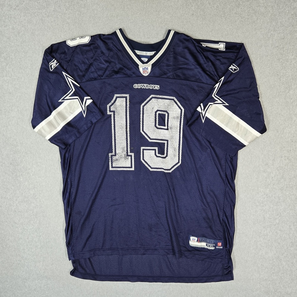 VINTAGE Dallas Cowboys Men Jersey 2XL Navy Reebok Miles Austin 19 Football